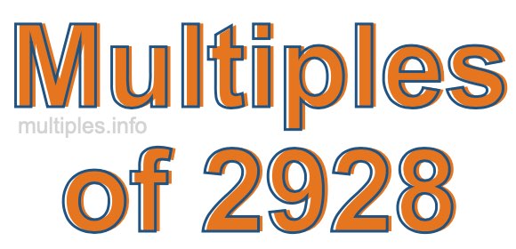 Multiples of 2928