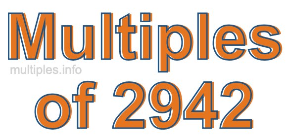 Multiples of 2942