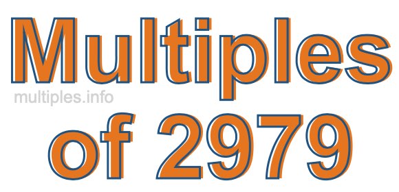 Multiples of 2979