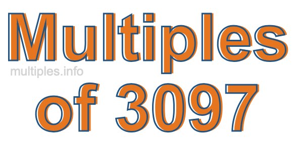 Multiples of 3097