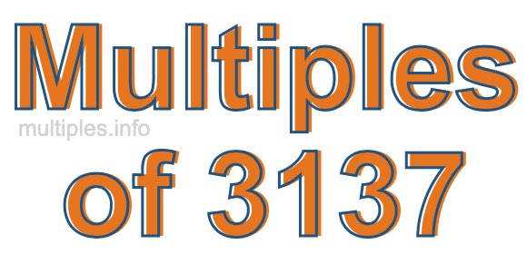 Multiples of 3137