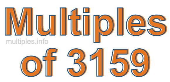 Multiples of 3159