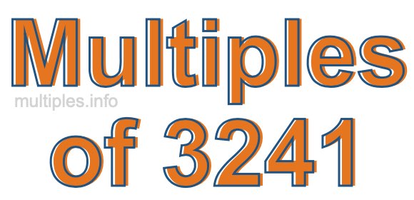 Multiples of 3241