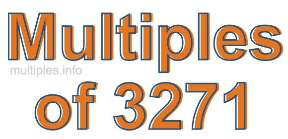 Multiples of 3271