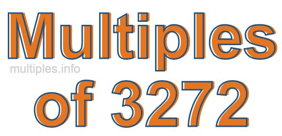 Multiples of 3272