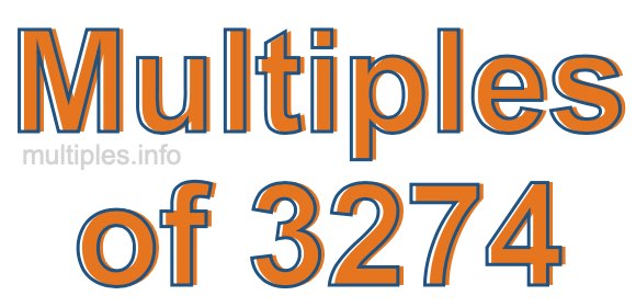 Multiples of 3274