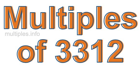 Multiples of 3312