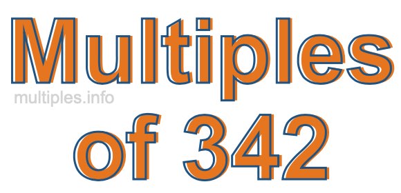 Multiples of 342