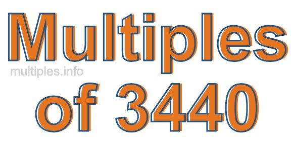 Multiples of 3440