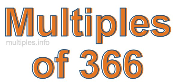 Multiples of 366