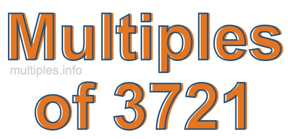 Multiples of 3721