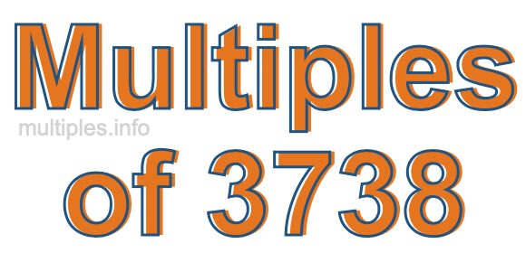 Multiples of 3738