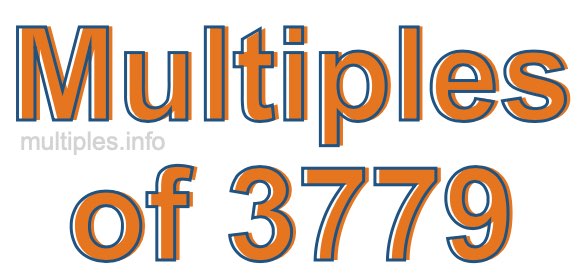 Multiples of 3779