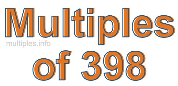 Multiples of 398