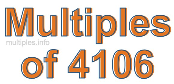 Multiples of 4106