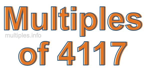 Multiples of 4117