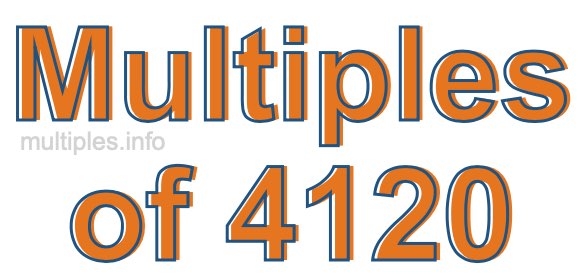 Multiples of 4120