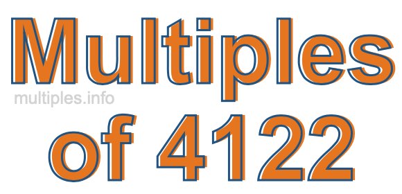 Multiples of 4122