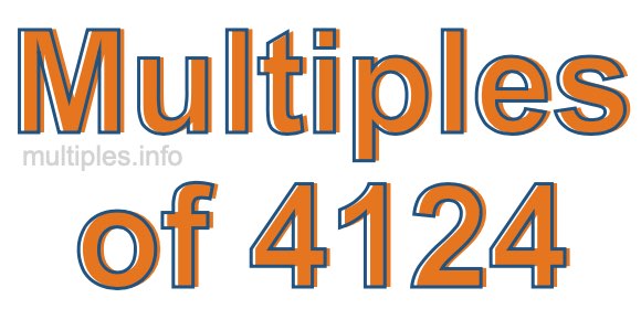 Multiples of 4124