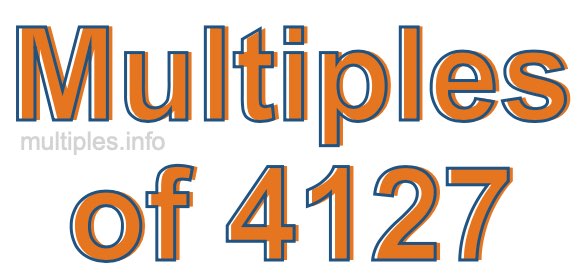 Multiples of 4127