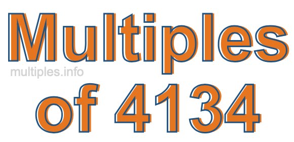 Multiples of 4134