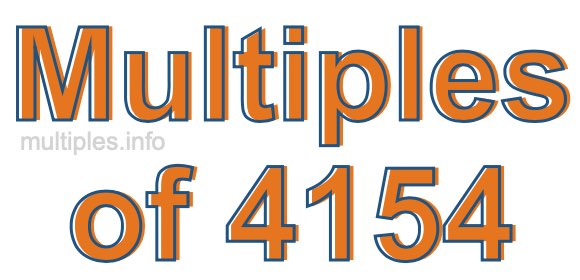 Multiples of 4154