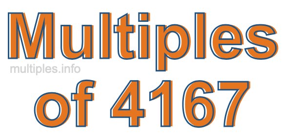 Multiples of 4167