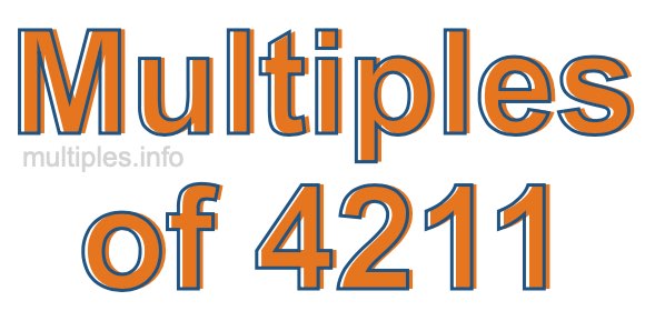 Multiples of 4211