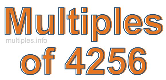 Multiples of 4256