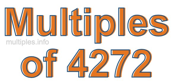 Multiples of 4272 Multiples of 4272