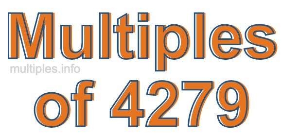 Multiples of 4279