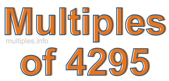 Multiples of 4295
