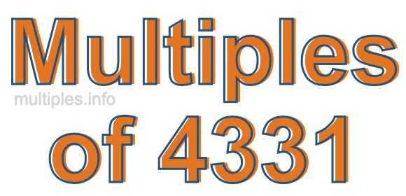 Multiples of 4331