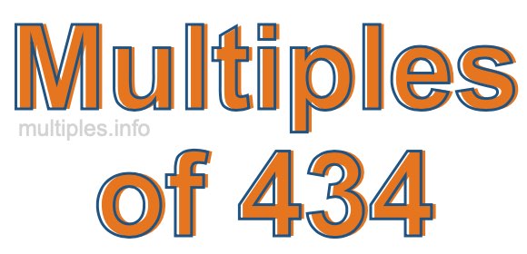 Multiples of 434
