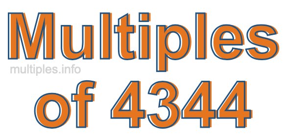 Multiples of 4344