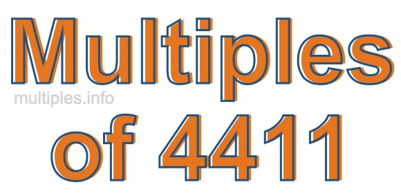 Multiples of 4411