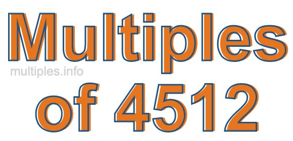 Multiples of 4512