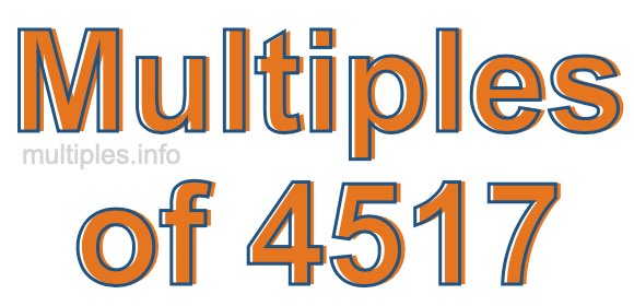Multiples of 4517