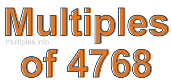 Multiples of 4768 Multiples of 4768