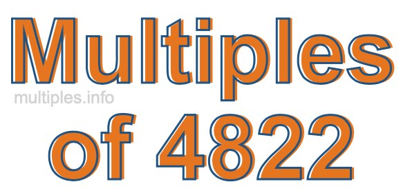 Multiples of 4822