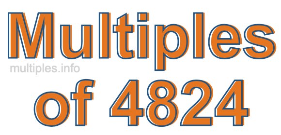 Multiples of 4824