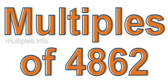 Multiples of 4862