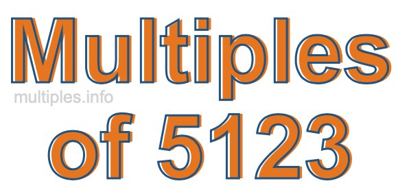 Multiples of 5123