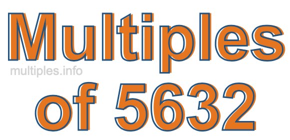 Multiples of 5632 Multiples of 5632