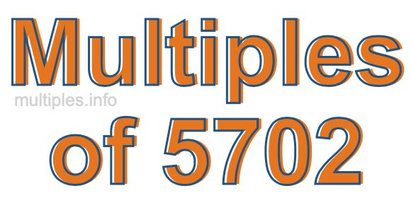 Multiples of 5702