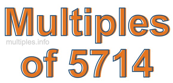 Multiples of 5714