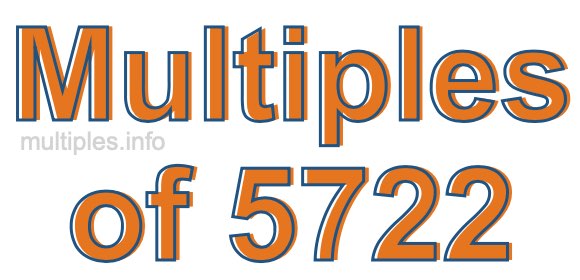 Multiples of 5722 Multiples of 5722