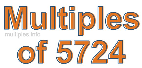 Multiples of 5724