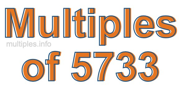 Multiples of 5733
