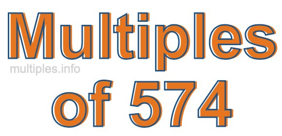 Multiples of 574